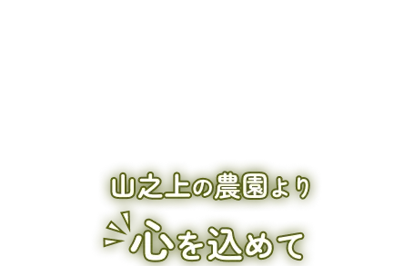 美濃加茂の農園より心を込めて